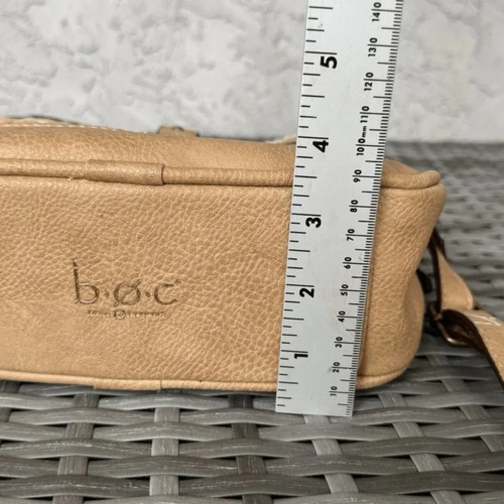 b.o.c Farrell Hill Straw Vegan Leather Crossbody Bag Purse Festival Coastal‎